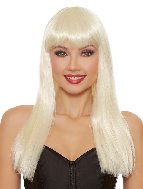 blonde wig